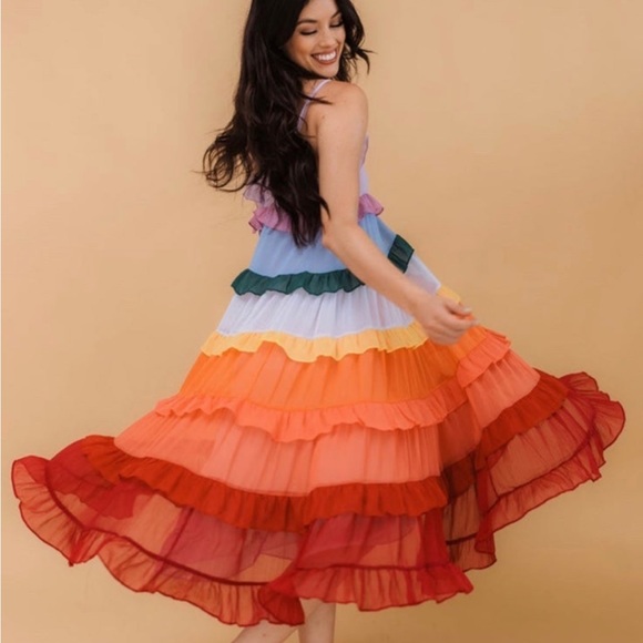❌ SOLD NWT Storia Rainbow Dress - Picture 7 of 7